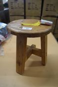 BEST SOLID RECLAIMED MINI WOOD STOOL