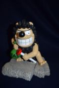 Boxed Robert Harrop Figure, Big Gnasher, year 1999, Ref BDB02 LE of 750(original box - large)