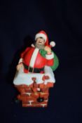 Boxed Robert Harrop Figure, Desperate Dan Danta Claus, year 1997, Ref BDCS97