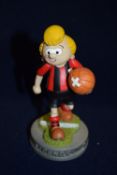 Boxed Robert Harrop Figure, Ball Boy, year 2003, Ref CBD18