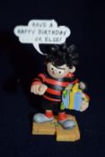 Boxed Robert Harrop Figure, Happy Birthday - Dennis, year 2007, Ref DBS01