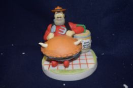 Boxed Robert Harrop Figure, Desperate Dan Picnic, year 1997, Ref BDS04