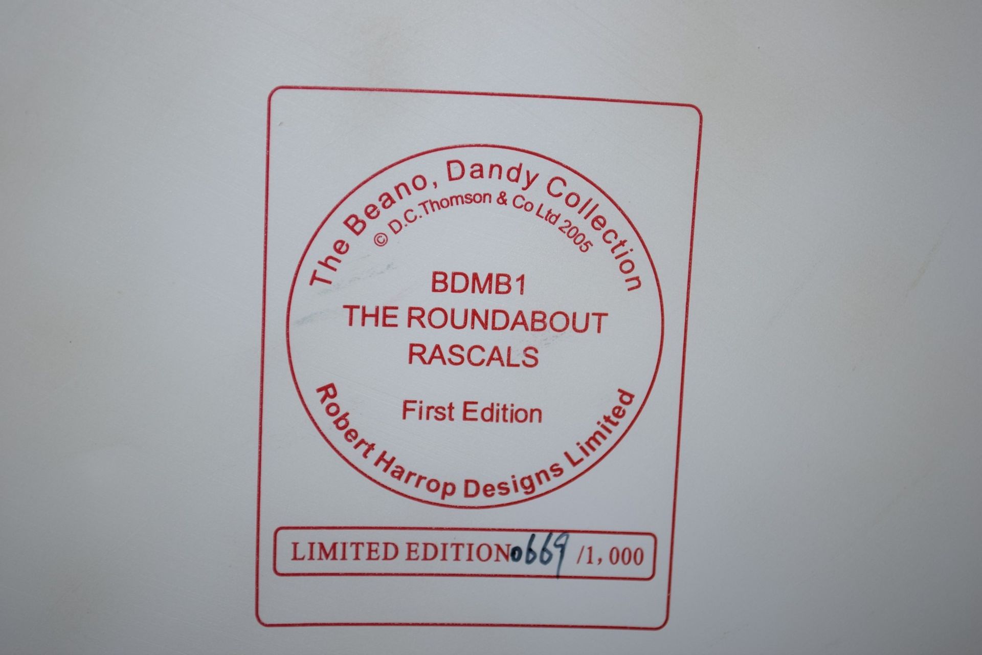 Boxed Robert Harrop Figure, The roundabout rascals, year 2005, Ref BDMB1 Limited ed. of 1000 - Image 3 of 3