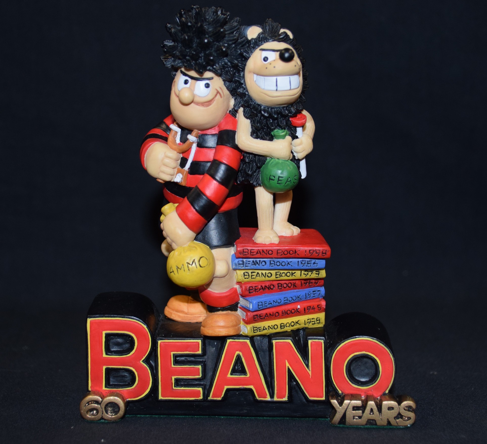 Boxed Robert Harrop Figure, Beano Six O (60 yr), year 1998, Ref BDLE98