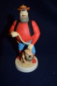 Boxed Robert Harrop Figure, Desp. Dan One man & his dog, year 1997, Ref BDS08