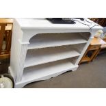 20TH CENTURY PAINTED BOOKCASE, 120CM WIDE