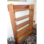 MODERN PINE BOOKCASE, 150CM HIGH