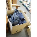 BOX OF VARIOUS JACKETS TO INCLUDE FUR AND LEATHER EXAMPLES