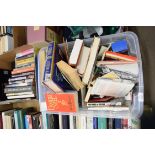 BOX OF MIXED BOOKS, PLAYING CARDS AND OTHER ITEMS