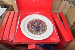 COLLECTION OF HORNSEA CHRISTMAS PLATES