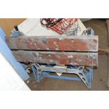 FOLDING METAL FRAMED WORKMATE