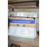 BOX OF LINGUAPHONE RECORDS