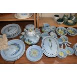 QTY OF BUCHAN EDINBURGH FLORAL DECORATED TEA AND DINNER WARES