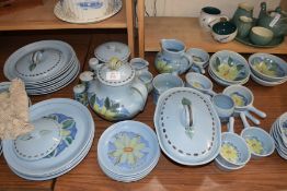 QTY OF BUCHAN EDINBURGH FLORAL DECORATED TEA AND DINNER WARES