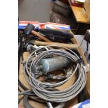 BOX OF MIXED ITEMS TO INCLUDE WING MIRRORS, TOOLS