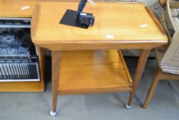 RETRO TEAK TEA TROLLEY