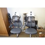 ORLANDO DOUBLE PAIR OF SALON CHAIRS WITH DRIERS