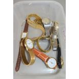 BOX OF MIXED WRIST WATCHES