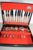 COOPER LUDLAM CANTEEN OF SILVER PLATED CUTLERY
