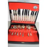 COOPER LUDLAM CANTEEN OF SILVER PLATED CUTLERY