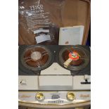 FIDELITY ARGYLE MINOR REEL TO REEL TAPE PLAYER AND TAPES