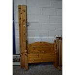 PINE SINGLE BED FRAME