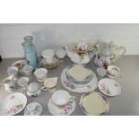 COLLECTION OF MIXED TEA WARES TO INCLUDE ROYAL ALBERT OLD COUNTRY ROSE