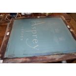 ASPREY LONDON FROSTED GLASS ADVERTISING PANEL AND ACCOMPANYING DESIGN SHEET (2)