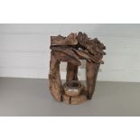 DRIFTWOOD CANDLEHOLDER