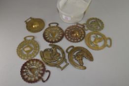 COLLECTION OF HORSE BRASSES