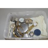 BOX OF MIXED WRIST WATCHES