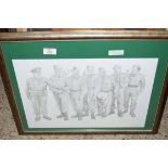 AFTER JONATHAN ROBERTS, DAD'S ARMY PRINT 'STUPID BOY', TOGETHER WITH A FURTHER PRINT OF AN