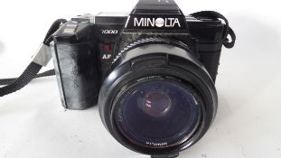 Minolta 7000 AF film camera and a Minolta AF zoom 35-70mm lens