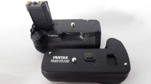 Canon BG-E3 and Pentax D-B G3 battery grip