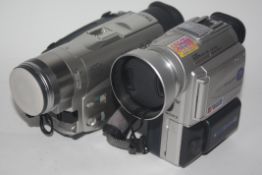 Pair of camcorders including Sony digital handicam