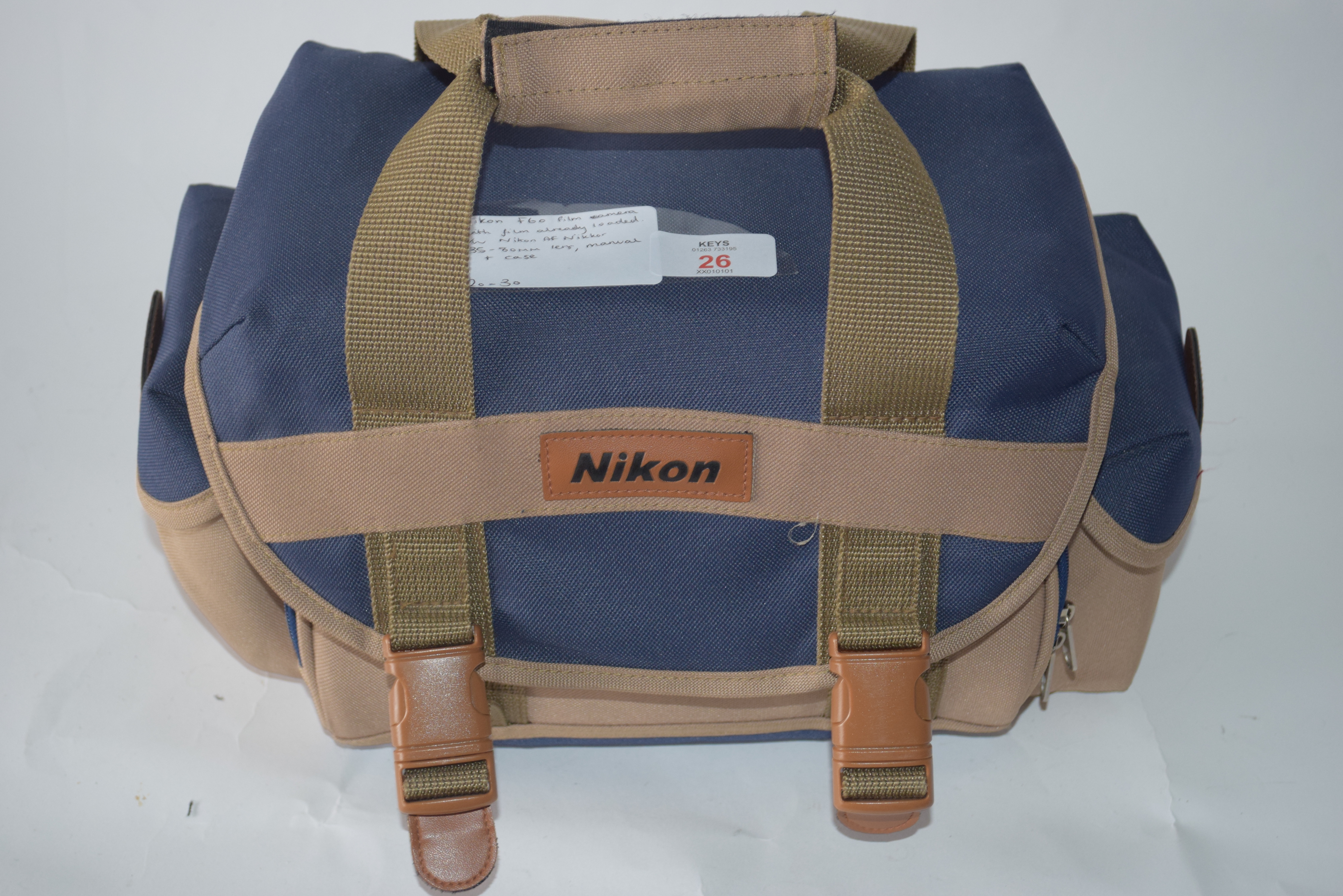 Nikon F60 film camera with film loaded, together with a Nikon AF Nikkor 35-80mm lens, manual and - Image 5 of 5