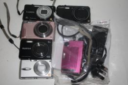 Mixed lot of point and shoot cameras