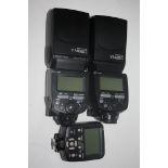 Pair of Speedlite YN 660 flashes with Yongnyo digital flash controller