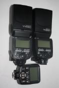 Pair of Speedlite YN 660 flashes with Yongnyo digital flash controller
