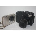 Canon G12 together with Canon digital Ixus 750