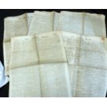 Packet: The Morning Herald, 23 July 1812 + 4 issues from 1816 (5)