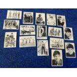 A & B C Gum, 1964 Beatles trade cards 16/60, numbers 2, 11, 19-20, 22, 25, 28-31, 33, 38, 41, 50,