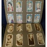 Box: 7 cigarette card albums containing mainly part sets and odds