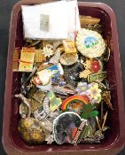 Carton good quantity assorted badges etc