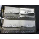 Album: shipping interest photographs, all captioned with descriptions etc