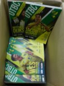 Three boxes modern Norwich City FC programmes, team sheets etc