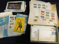 World mint and used stamp collection in 11 albums, mainly South America plus some first day covers