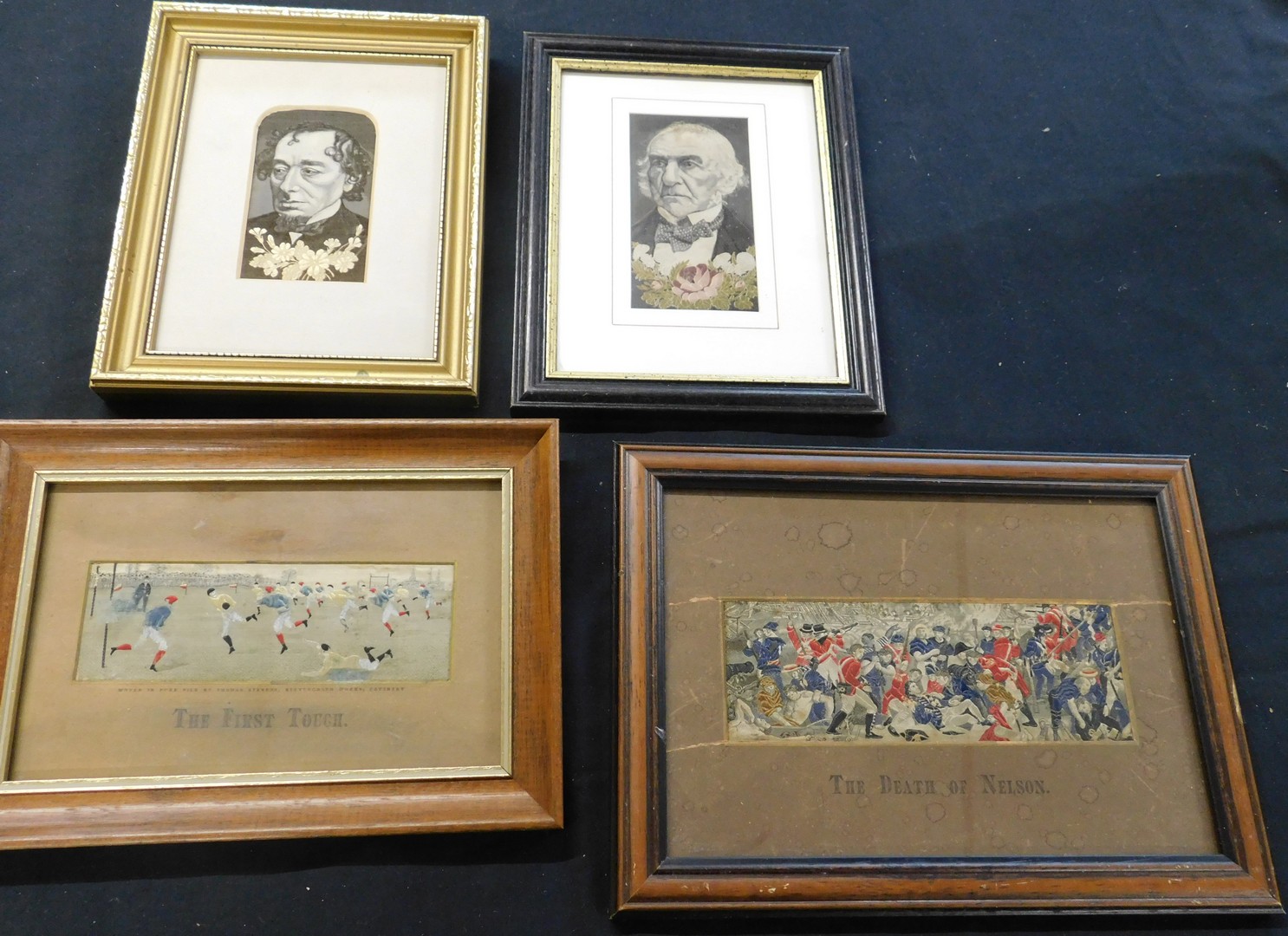 Three boxes assorted Thomas Stevens & others 21 assorted framed Stevengraphs etc