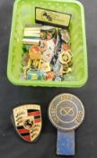 Carton assorted transport badges etc