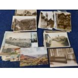 Packet of 120+ picture postcards, mainly UK topographical including some real photo